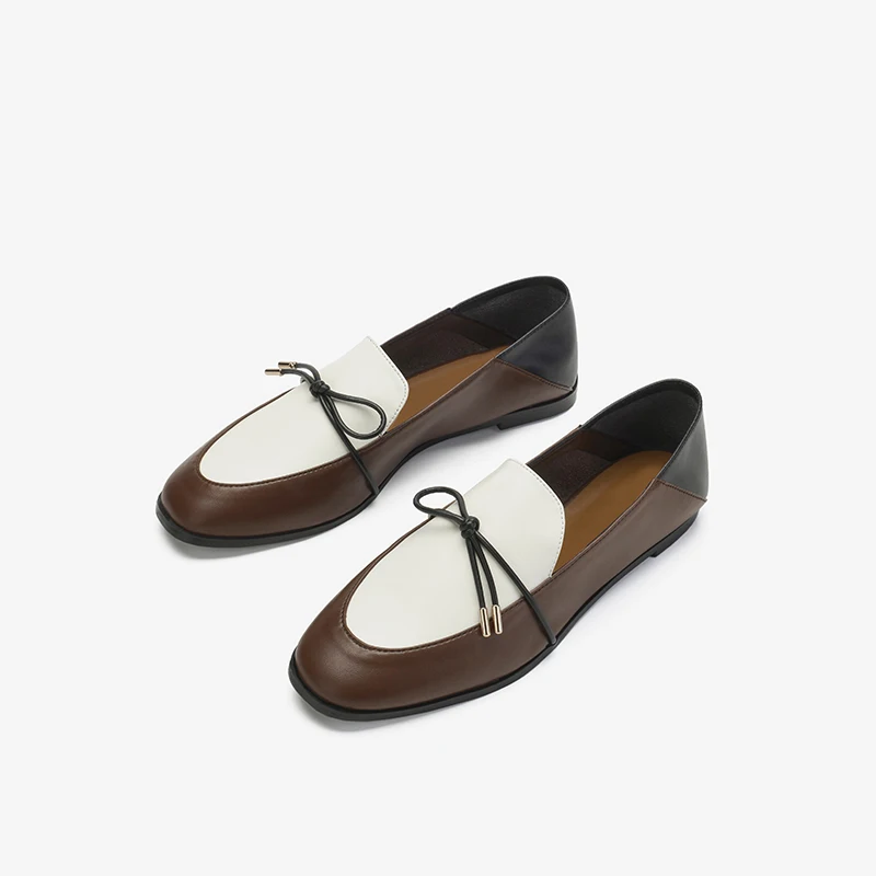 Flat loafers soft leather foot bow women's shoes flat heels go out casual single shoes fashion all-match black work shoes
Flat loafers soft leather foot bow women's shoes flat heels go out casual single shoes fashion all-match black work shoes