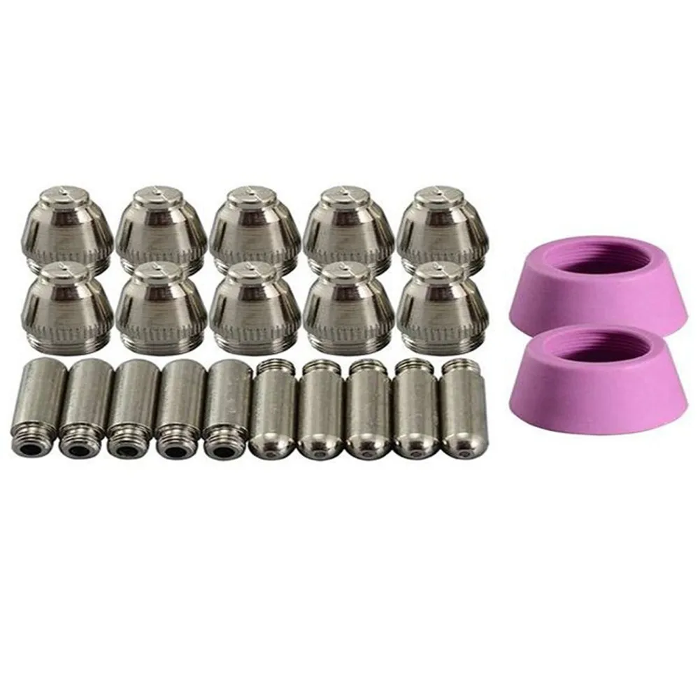 22PCS SG-55 AG-60 WSD-60 Plasma Cutting Machine Welding Torch Consumables Kit Nozzles Electrodes Shielding Covers Welding Tools
22PCS SG-55 AG-60 WSD-60 Plasma Cutting Machine Welding Torch Consumables Kit Nozzles Electrodes Shielding Covers Welding Tools