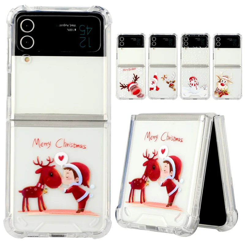 Soft TPU Phone Case For Samsung Galaxy Z Flip3 Flip4 Flip 3 4 5G F721 F711 Christmas Cases Cover Fundas Cute Cartoon Coque
Soft TPU Phone Case For Samsung Galaxy Z Flip3 Flip4 Flip 3 4 5G F721 F711 Christmas Cases Cover Fundas Cute Cartoon Coque