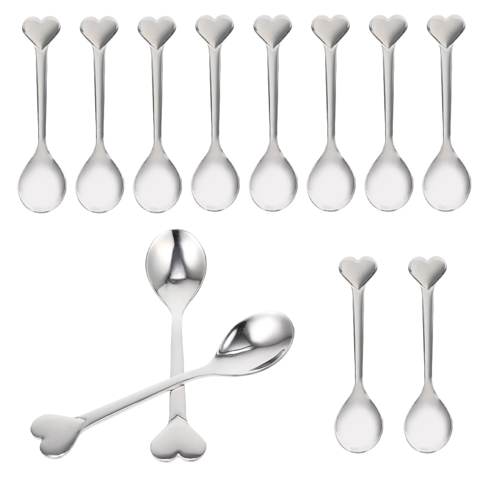 12Pcs Stainless Dinner Spoons Tableware Sugar Spoon Stainless Steel Spoons for Coffee Cake Daily Dessert
12Pcs Stainless Dinner Spoons Tableware Sugar Spoon Stainless Steel Spoons for Coffee Cake Daily Dessert
