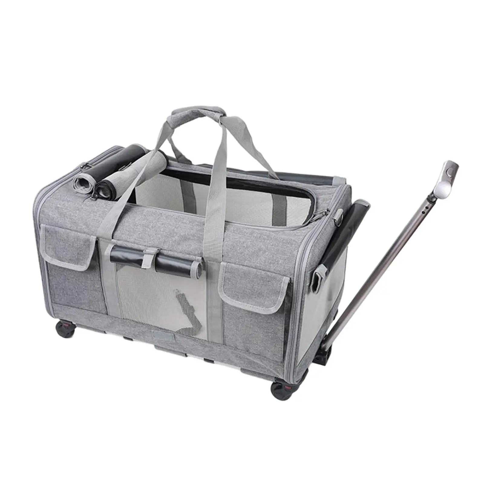 Чехол на колесиках для собак и кошек, складная сумка с бесшумным колесом для перевозки питомцев, для маленьких собак, для пешего туризма и ке... 
Чехол на колесиках для собак и кошек, складная сумка с бесшумным колесом для перевозки питомцев, для маленьких собак, для пешего туризма и ке...