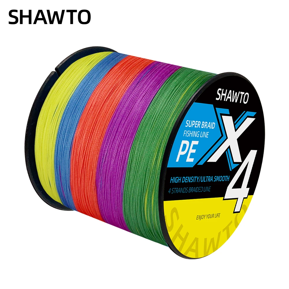 Shawto 4 Strands Multifilament Fishing Line Japan 300M 8-80LB Super Strong Braided Line Carp Sea Fishing Accessories 4X PE Line
Shawto 4 Strands Multifilament Fishing Line Japan 300M 8-80LB Super Strong Braided Line Carp Sea Fishing Accessories 4X PE Line