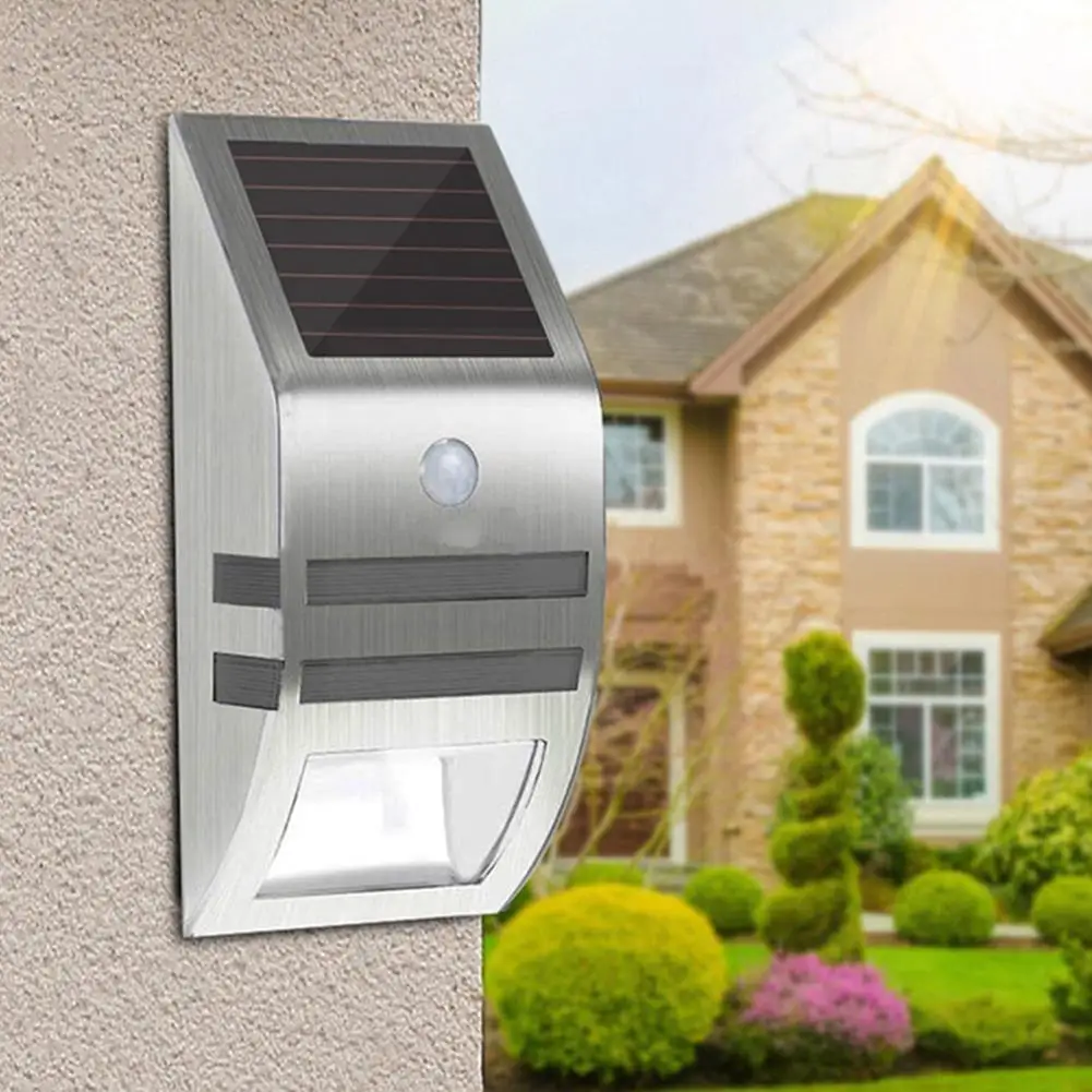 2Led Solar Body Induction Steel Wall Light LED Solar Motion Countyard Light Sensor Outdoor Waterproof Lamp Lamp Garden C3H1
2Led Solar Body Induction Steel Wall Light LED Solar Motion Countyard Light Sensor Outdoor Waterproof Lamp Lamp Garden C3H1
