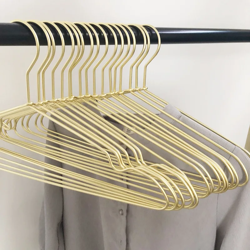 10pcs Wardrobe Clothing Hanger Strong Hanger Gold Silver For Clothes Support Multi-function Closet Clothes Wardrobe Organizer
10pcs Wardrobe Clothing Hanger Strong Hanger Gold Silver For Clothes Support Multi-function Closet Clothes Wardrobe Organizer