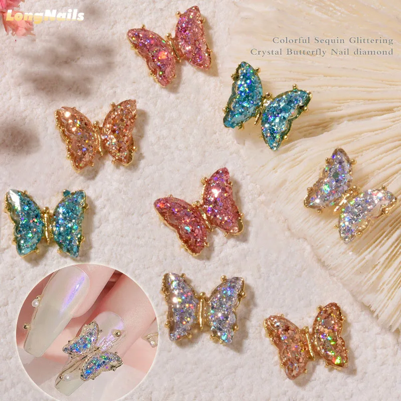10pcs Glitter Aurora Butterfly Crystal Nail Art Decoration Resin Ice Transparent Rhinestone 3D Jewelry DIY Design Accessories#JE
10pcs Glitter Aurora Butterfly Crystal Nail Art Decoration Resin Ice Transparent Rhinestone 3D Jewelry DIY Design Accessories#JE