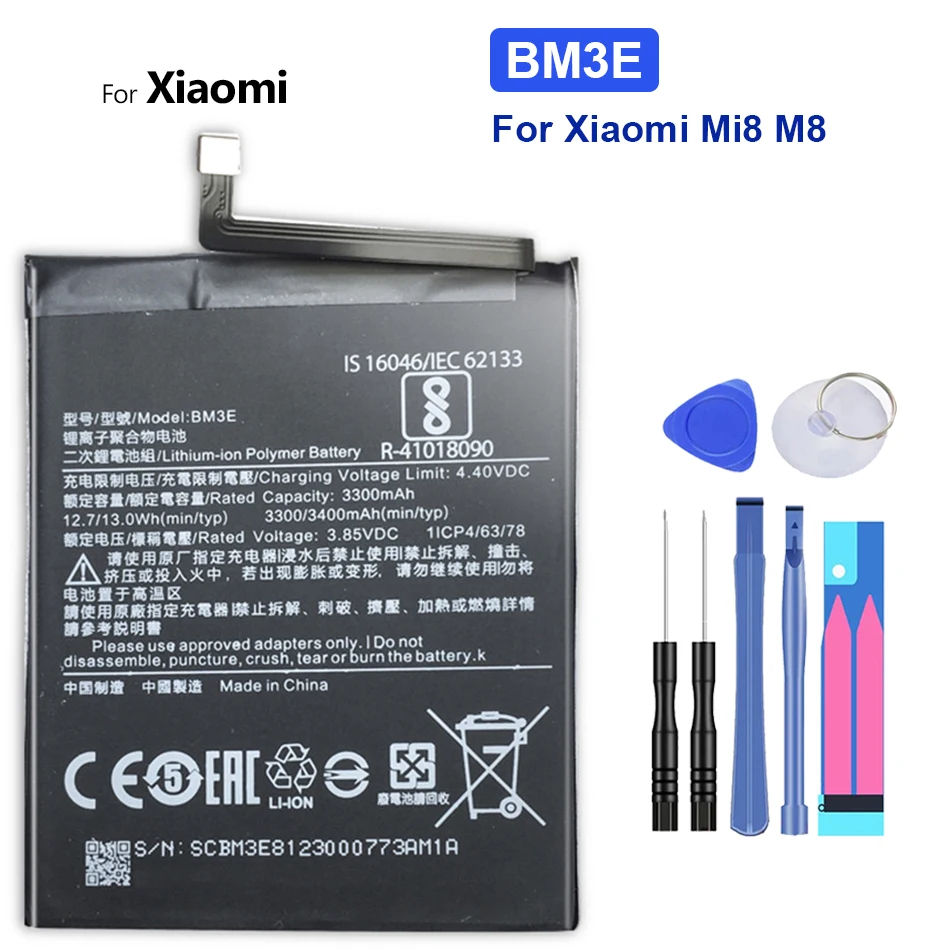 Аккумулятор BN32 BM3E для Xiaomi Mi 8 Mi8 M8, сменный аккумулятор высокого качества + номер отслеживания
Аккумулятор BN32 BM3E для Xiaomi Mi 8 Mi8 M8, сменный аккумулятор высокого качества + номер отслеживания