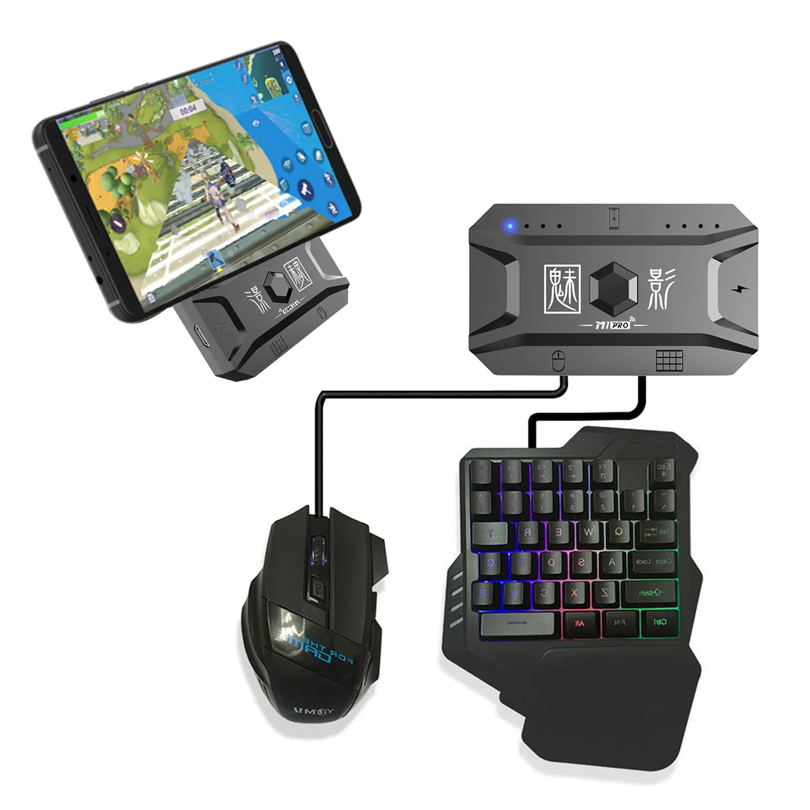 Игровой контроллер для PUBG, конвертер для клавиатуры и мыши, с поддержкой Bluetooth 5,0, подходит для Android и IOS
Игровой контроллер для PUBG, конвертер для клавиатуры и мыши, с поддержкой Bluetooth 5,0, подходит для Android и IOS
