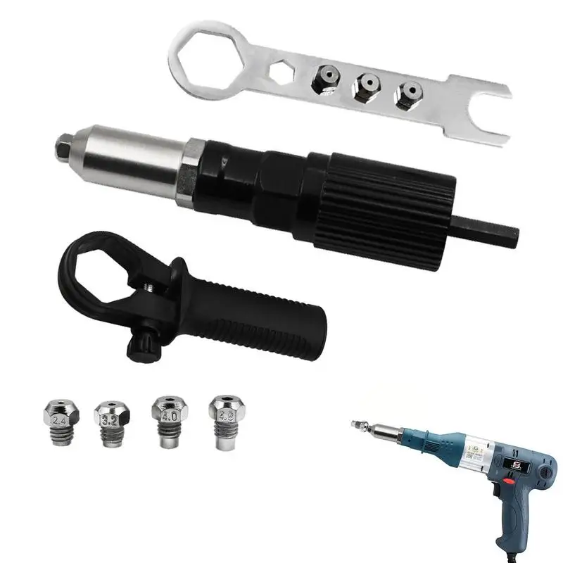 Riveter Adapter For Electric Drill Electric Hand Riveter Conversion Tool Electric Cordless Drill Riveting Hand Tool Kit For
Riveter Adapter For Electric Drill Electric Hand Riveter Conversion Tool Electric Cordless Drill Riveting Hand Tool Kit For