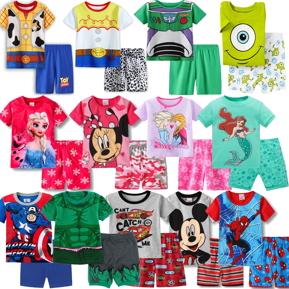 Summer Kids Spider Set Toy Story Buzz Lightyear Cartoon Pixar Cars Lightning McQueen Baby Boy Girl Clothes Mickey Childrens Sets
Summer Kids Spider Set Toy Story Buzz Lightyear Cartoon Pixar Cars Lightning McQueen Baby Boy Girl Clothes Mickey Childrens Sets