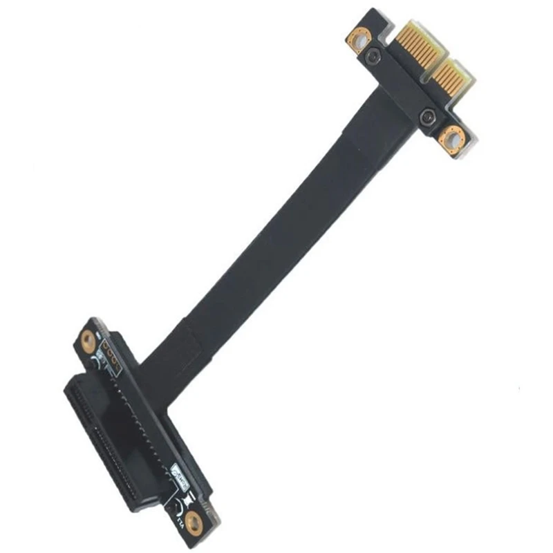 PCIE PCI Express 4X To 1X Extension Cable PCI-E 1X To 4X Riser Extender Cable Vertical 90 Degrees Ribbon Cable
PCIE PCI Express 4X To 1X Extension Cable PCI-E 1X To 4X Riser Extender Cable Vertical 90 Degrees Ribbon Cable