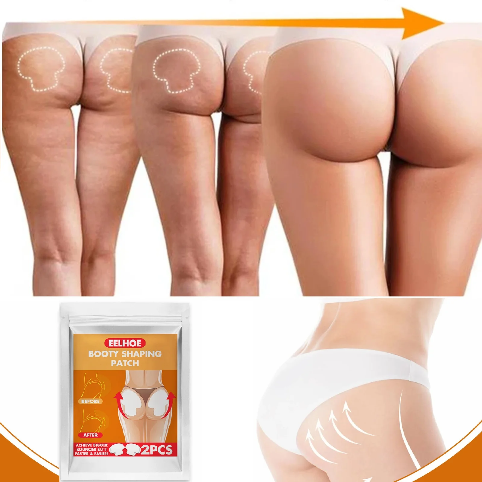 2pcs Butt Lift Shaping Patch Anti Buttock Cellulite Quickly Tightening Buttocks Firming Skin Body Shaping Slimming Care Stickers
2pcs Butt Lift Shaping Patch Anti Buttock Cellulite Quickly Tightening Buttocks Firming Skin Body Shaping Slimming Care Stickers