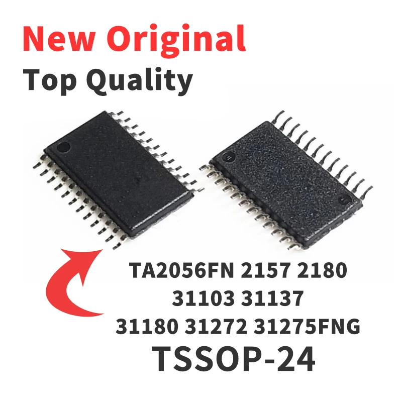 5 Pcs TA2056FN TA 2157 2180 31103 31137 31180 31272 31275FNG TSSOP24 Chip IC Brand New and Original
5 Pcs TA2056FN TA 2157 2180 31103 31137 31180 31272 31275FNG TSSOP24 Chip IC Brand New and Original