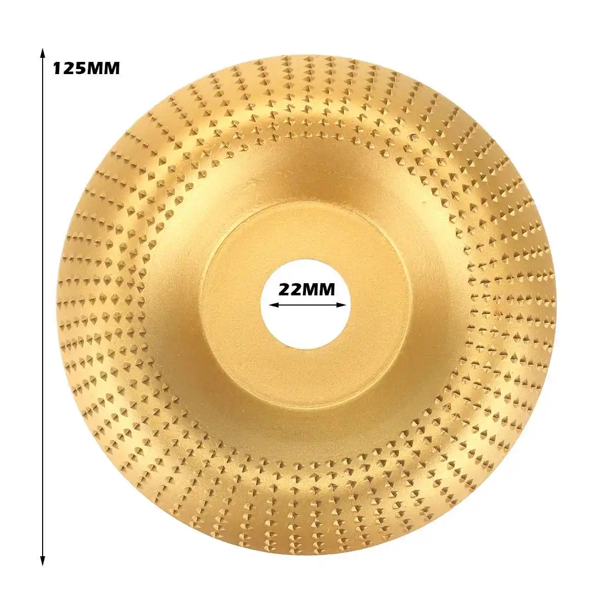 

125mm Wood Angle Grinding Wheel Abrasive Disc Angle Grinder Tungsten Carbide Coating Bore Shaping Sanding Carving Rotary Tool