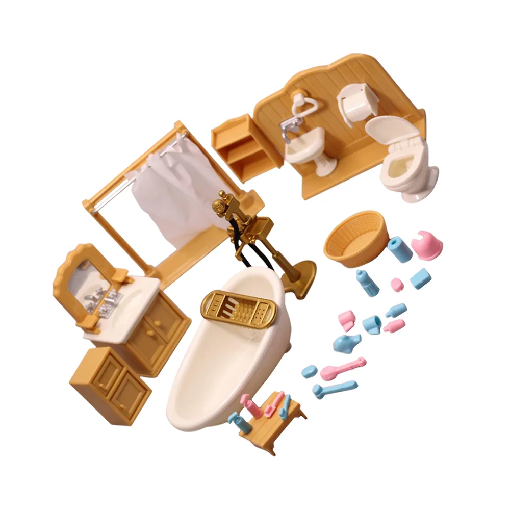 1Set Mini Toilet Miniature Wash Basin Dolly House Decoration Simulated Bathtub Mini Bathtub Model for Mini House Children Office
1Set Mini Toilet Miniature Wash Basin Dolly House Decoration Simulated Bathtub Mini Bathtub Model for Mini House Children Office