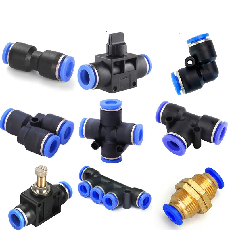 Pneumatic Fitting Hose Connector Tube Plastic Joint Compressor Push-in Quick Release Pipe for 4mm 6mm 8mm 10mm 12mm Pu Py
Pneumatic Fitting Hose Connector Tube Plastic Joint Compressor Push-in Quick Release Pipe for 4mm 6mm 8mm 10mm 12mm Pu Py