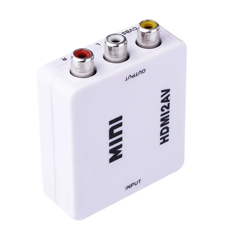 Переходник с HDMI на AV-совместимый преобразователь AV2HDMI Full HD 1080P аудиоадаптер Композитный RCA на HDMI-совместимый адаптер
Переходник с HDMI на AV-совместимый преобразователь AV2HDMI Full HD 1080P аудиоадаптер Композитный RCA на HDMI-совместимый адаптер