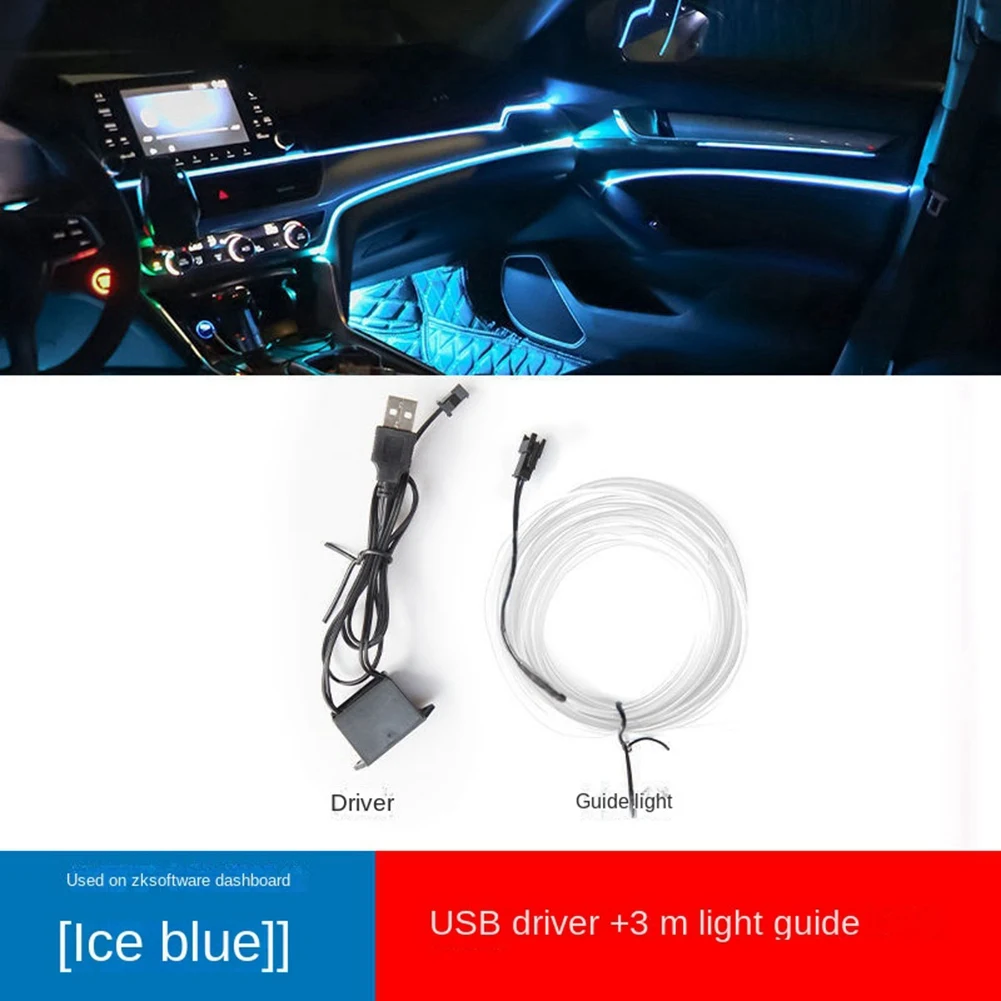 In-Car Atmosphere Light USB Car Cold Light LED Without Breaking Line Modification Atmosphere Light(Ice Blue)
In-Car Atmosphere Light USB Car Cold Light LED Without Breaking Line Modification Atmosphere Light(Ice Blue)