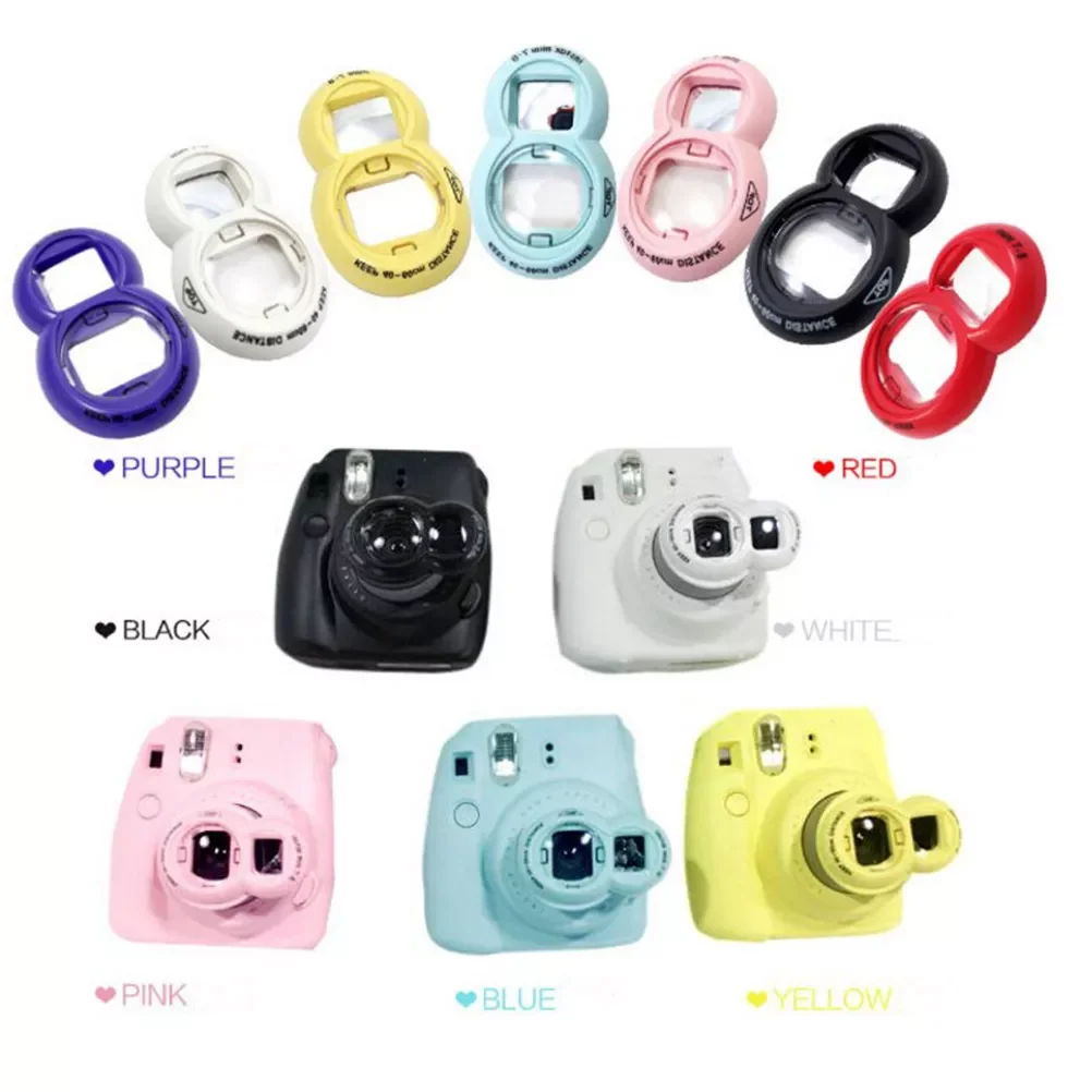 Lens With Selfie Mirror For Fujifilm Instax For FUJI Instant Camera Mini 8 9 7s Photo Camera
Lens With Selfie Mirror For Fujifilm Instax For FUJI Instant Camera Mini 8 9 7s Photo Camera