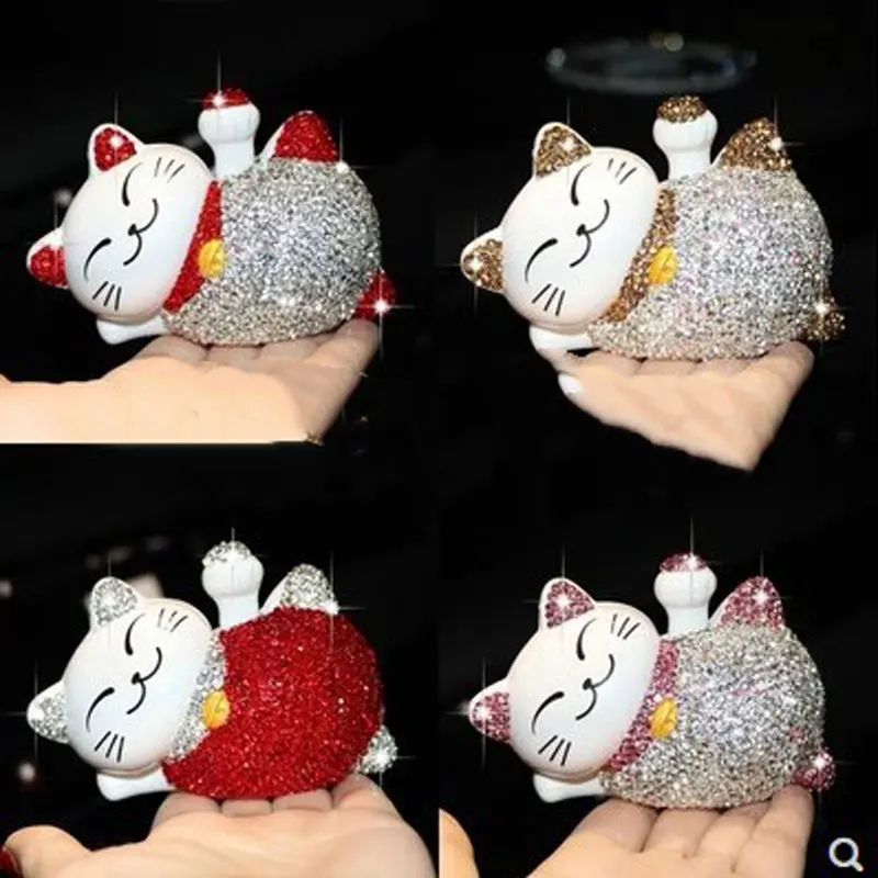 Car Decoration Cute Cat Car Accessories Creative High-End Car Inlaid With Diamond Solar Energy Beckoning Cat
Car Decoration Cute Cat Car Accessories Creative High-End Car Inlaid With Diamond Solar Energy Beckoning Cat