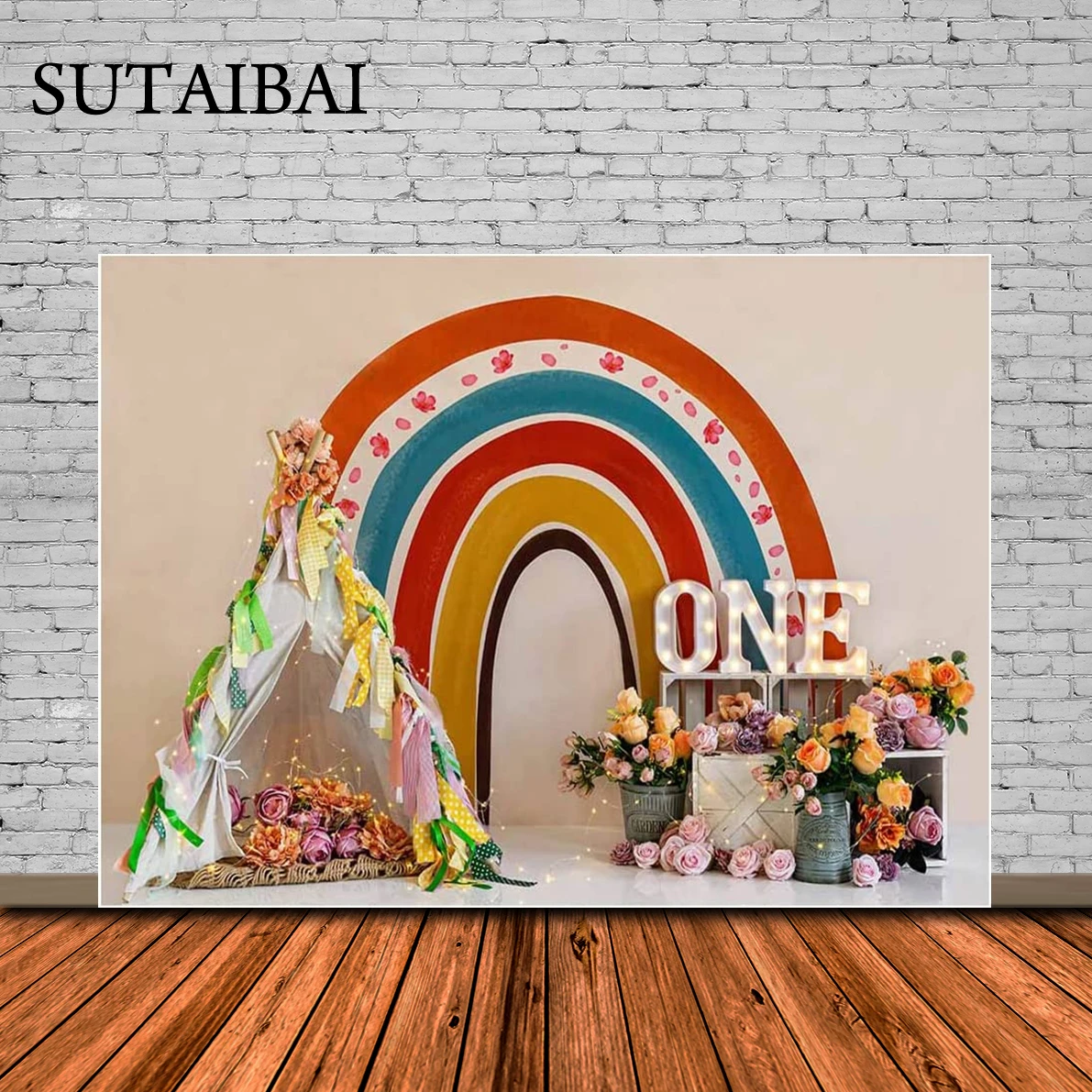 Happy 1st Birthday Party Photography Backdrops Rainbow Wall Rose Flowers Decor Background Photo Lover Wedding First Photoshoot
Happy 1st Birthday Party Photography Backdrops Rainbow Wall Rose Flowers Decor Background Photo Lover Wedding First Photoshoot