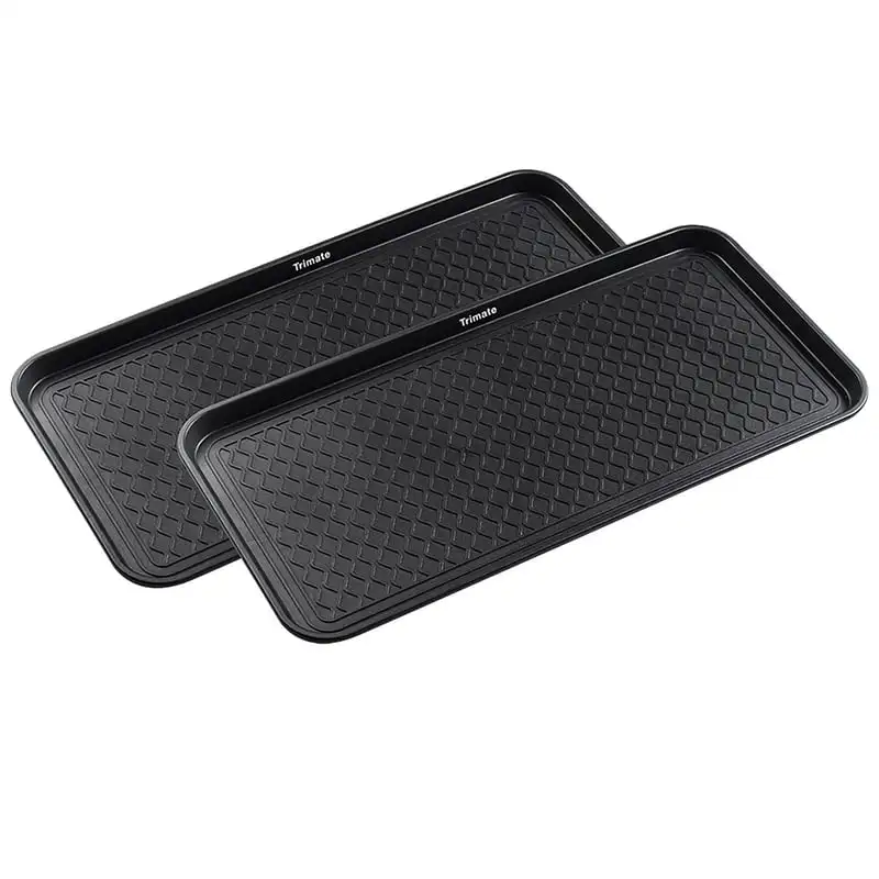 Weather Boot Tray, 2 Pack by -Water Resistant Plastic, Multi-Purpose for Shoes, Pet Feeding Trays, Garden-Mudroom Entryway, Ga
Weather Boot Tray, 2 Pack by -Water Resistant Plastic, Multi-Purpose for Shoes, Pet Feeding Trays, Garden-Mudroom Entryway, Ga