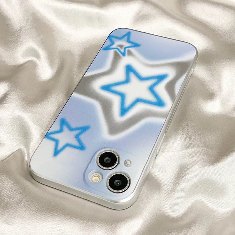 Korea Hazy Blue Star Phone Case Punk for Iphone 14 13 11 12 Pro Xs Max Xr INS Style Cool Mobile Phone Case Y2k
Korea Hazy Blue Star Phone Case Punk for Iphone 14 13 11 12 Pro Xs Max Xr INS Style Cool Mobile Phone Case Y2k