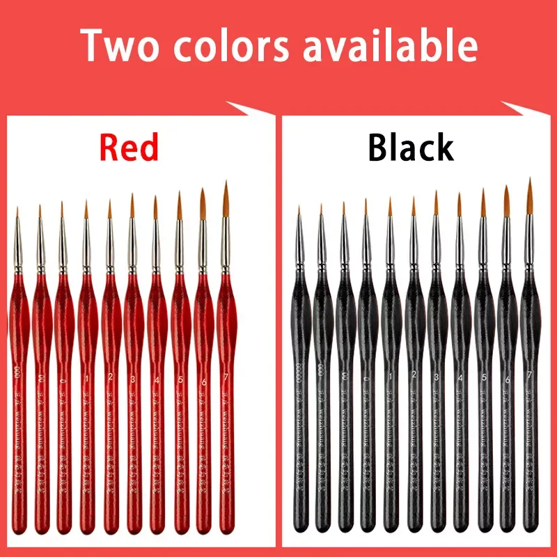 1Set Numbers Brushes Artistic Accessories Multipurpose Painting Supplies Sketch Pen Oil Painting Pens Red/Black Wooden
1Set Numbers Brushes Artistic Accessories Multipurpose Painting Supplies Sketch Pen Oil Painting Pens Red/Black Wooden