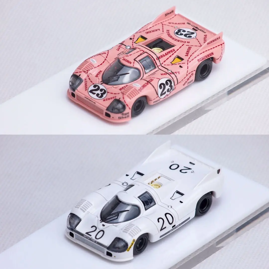 

Aircooled 1:64 Porsche 917 Pink Pig #23 20 Le Mans 1971 Limited Resin Car Model Collection Ornament Gift
