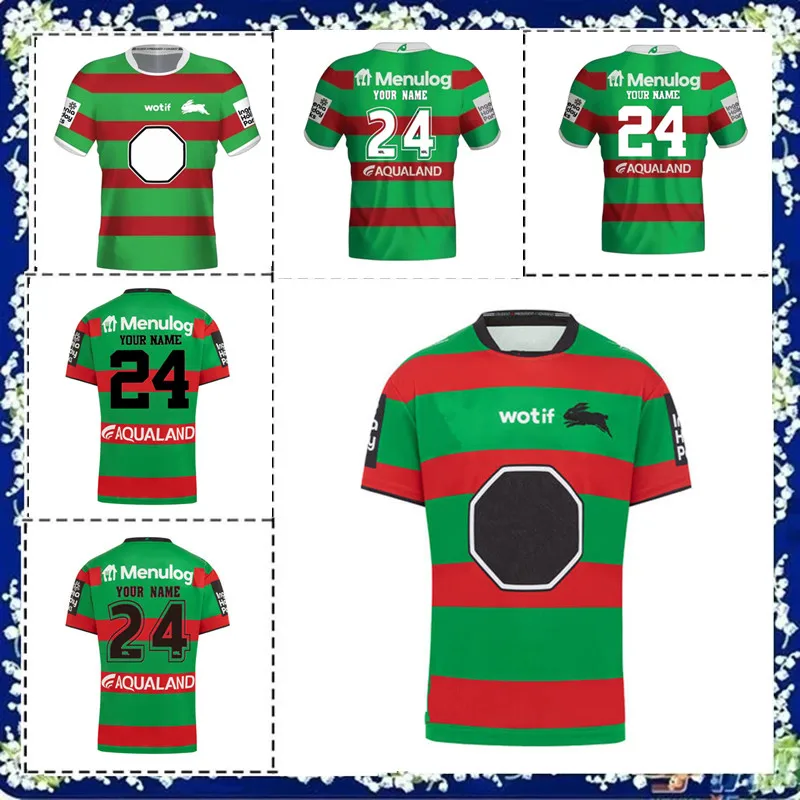 

2024 South Sydney Rabbitohs Away Rugby Jersey - Mens 2023/2024 SOUTH SYDNEY RABBITOHS COMMEMORATIVE ANZAC TRAINING JERSEY