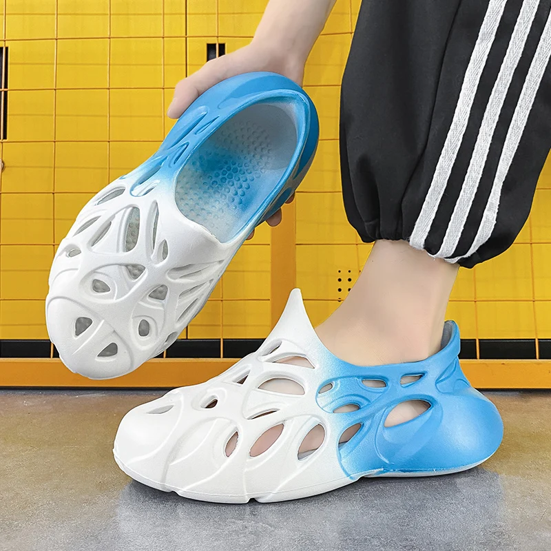Men's Hole Shoes Summer Breathable Fashion Gradient Tie-dye Sandals Unisex Luxury Outdoor Garden Clogs Leisure Beach Slippers
Men's Hole Shoes Summer Breathable Fashion Gradient Tie-dye Sandals Unisex Luxury Outdoor Garden Clogs Leisure Beach Slippers