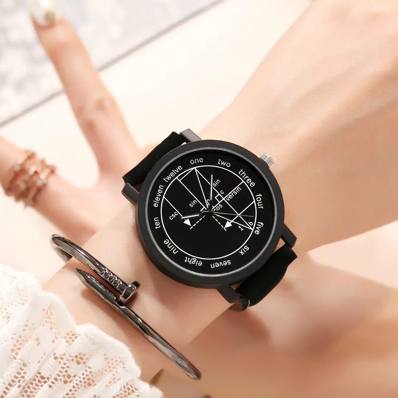 Womens Watch Leather Quartz Mathe Matical Formula Prints Fashion Wrist Watch Men Causal Relogio Masculino Erkek Kol Saati Couple
Womens Watch Leather Quartz Mathe Matical Formula Prints Fashion Wrist Watch Men Causal Relogio Masculino Erkek Kol Saati Couple