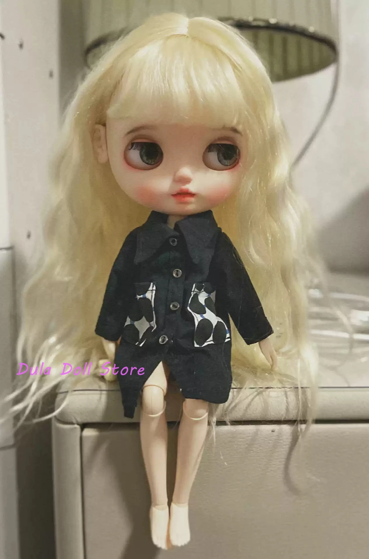 Dula Doll Clothes Dress Black polka dot set skirt Blythe Qbaby ob24 ob22 Azone Licca ICY JerryB 1/6 Bjd Doll
Dula Doll Clothes Dress Black polka dot set skirt Blythe Qbaby ob24 ob22 Azone Licca ICY JerryB 1/6 Bjd Doll