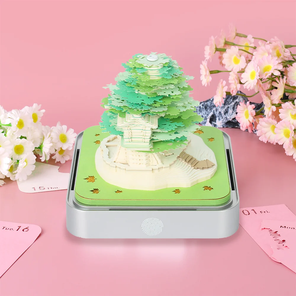 Omoshiroi Block Sakura Tree Calendar 2024 3D Notepad Block 253Sheets Memo Pad Kawaii Desk 3D Art Calendar Diy Paper Notes Gift
Omoshiroi Block Sakura Tree Calendar 2024 3D Notepad Block 253Sheets Memo Pad Kawaii Desk 3D Art Calendar Diy Paper Notes Gift
