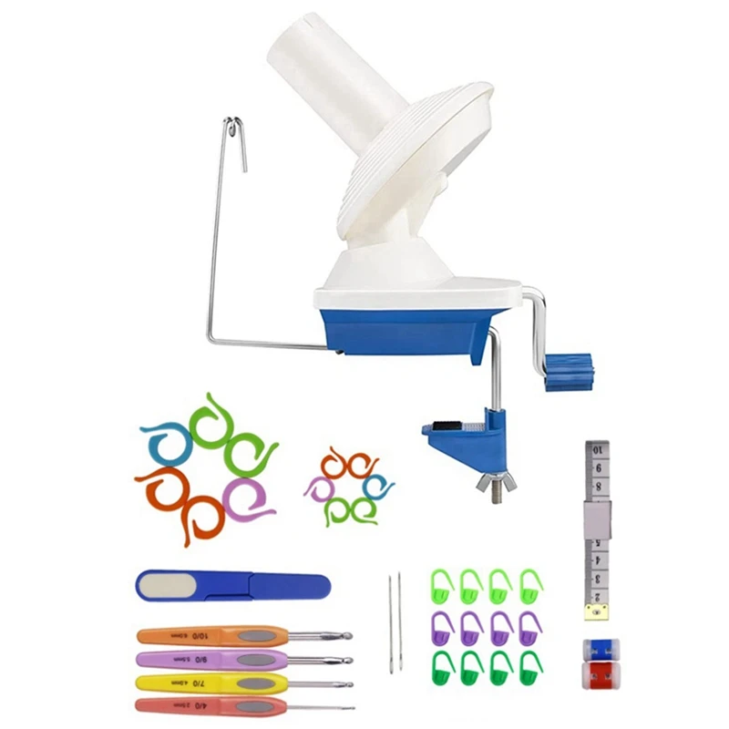 1Set Needlecraft Yarn Ball Winder Capacity 4-Ounce Easy To Set Up And Use Easy Roller
1Set Needlecraft Yarn Ball Winder Capacity 4-Ounce Easy To Set Up And Use Easy Roller
