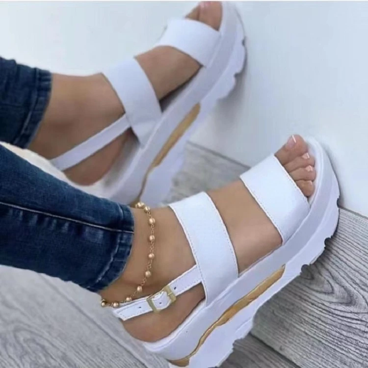 Women Sandals 2022 New Heels Woman Platform Wedges Shoes Ladies Summer Sandals Buckle Non-slip Beach Sandals Plus Size 36~43
Women Sandals 2022 New Heels Woman Platform Wedges Shoes Ladies Summer Sandals Buckle Non-slip Beach Sandals Plus Size 36~43