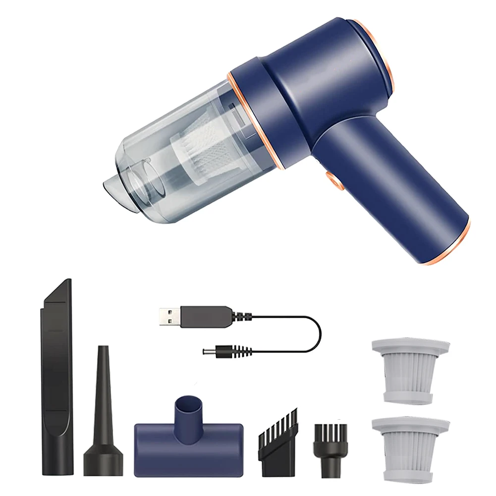 Handheld Cordless Vacuum Cleaner,USB 42000 RPM Portable Compressed Air Dust Blower,Rechargeable Mini Car Vacuum Cleaner
Handheld Cordless Vacuum Cleaner,USB 42000 RPM Portable Compressed Air Dust Blower,Rechargeable Mini Car Vacuum Cleaner