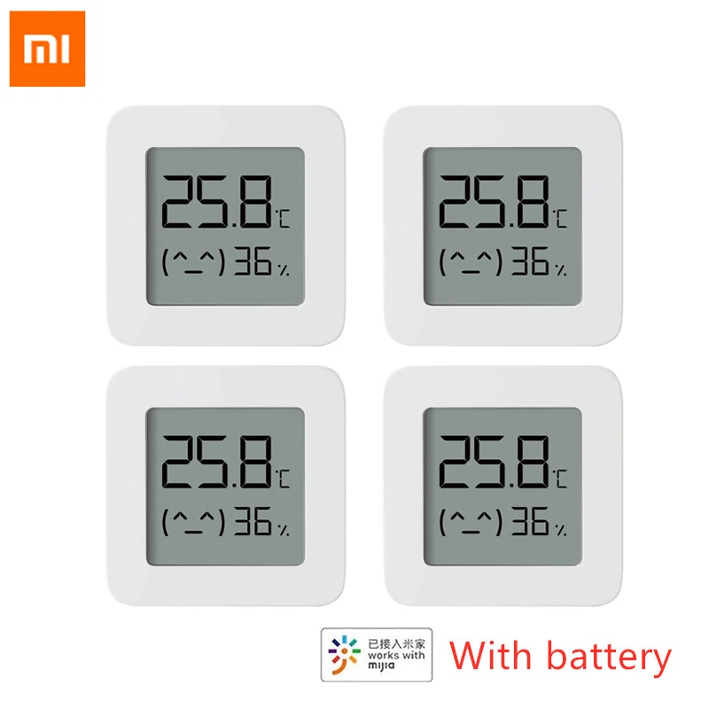 Xiaomi Bluetooth-compatible Thermometer 2 Wireless Smart Electric Digital Hygrometer Thermometer Work with Mijia APP Smart Home
Xiaomi Bluetooth-compatible Thermometer 2 Wireless Smart Electric Digital Hygrometer Thermometer Work with Mijia APP Smart Home