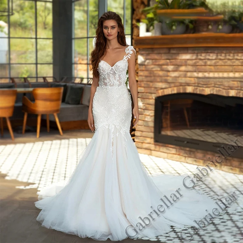 Luxury Wedding Dress Princess Illusion Exquisite Applique Sweetheart Sleeveless Mermaid Mopping Gown Vestido De Novia 2022 Women
Luxury Wedding Dress Princess Illusion Exquisite Applique Sweetheart Sleeveless Mermaid Mopping Gown Vestido De Novia 2022 Women