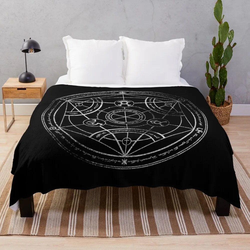 Human transmutation circle - chalk Throw Blanket tufting heavy blanket throw blanket
Human transmutation circle - chalk Throw Blanket tufting heavy blanket throw blanket