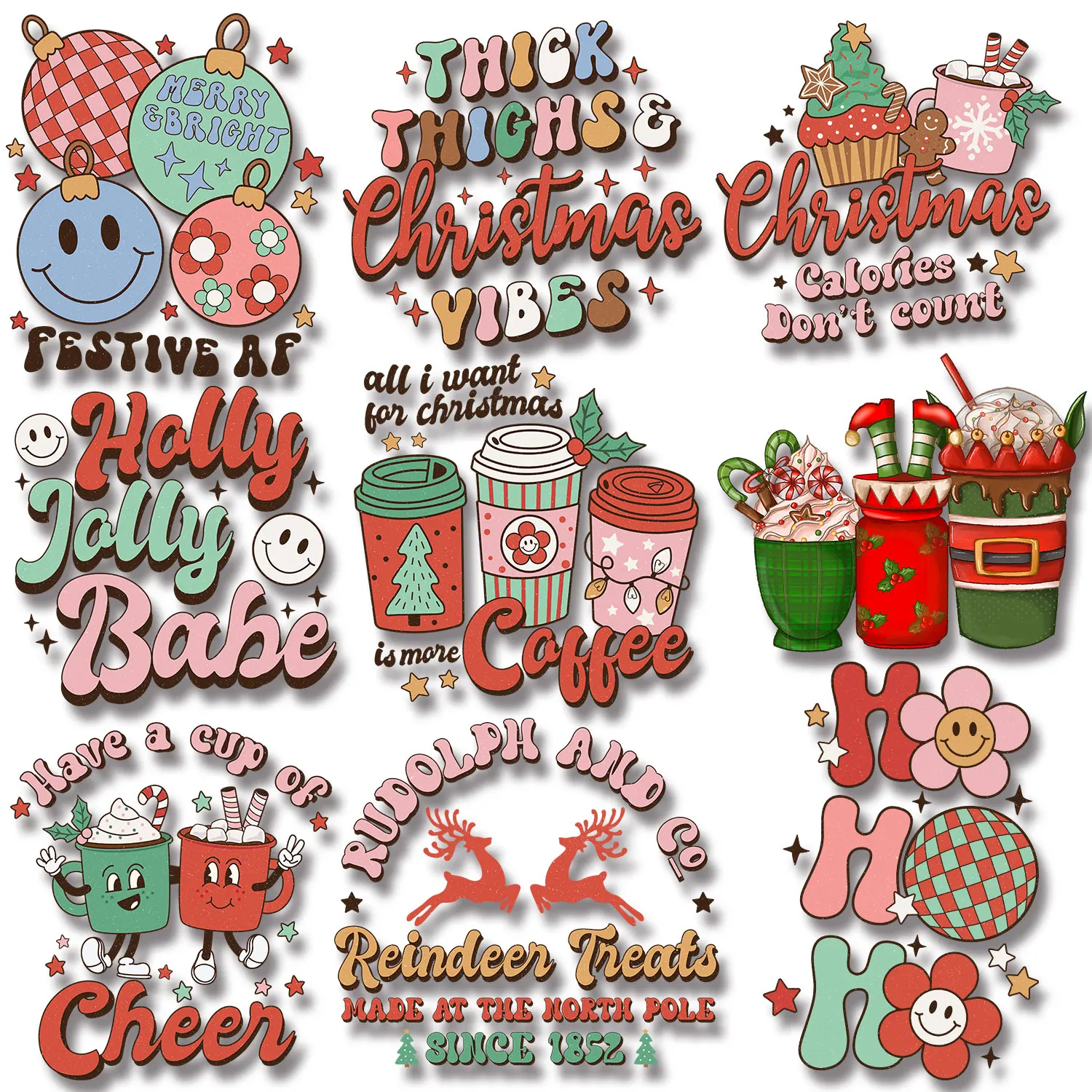 Christmas Atmosphere Sticker Drawing Applique for Cloth Iron-on Transfers Manualidades Easy to Use DIY Decoration
Christmas Atmosphere Sticker Drawing Applique for Cloth Iron-on Transfers Manualidades Easy to Use DIY Decoration