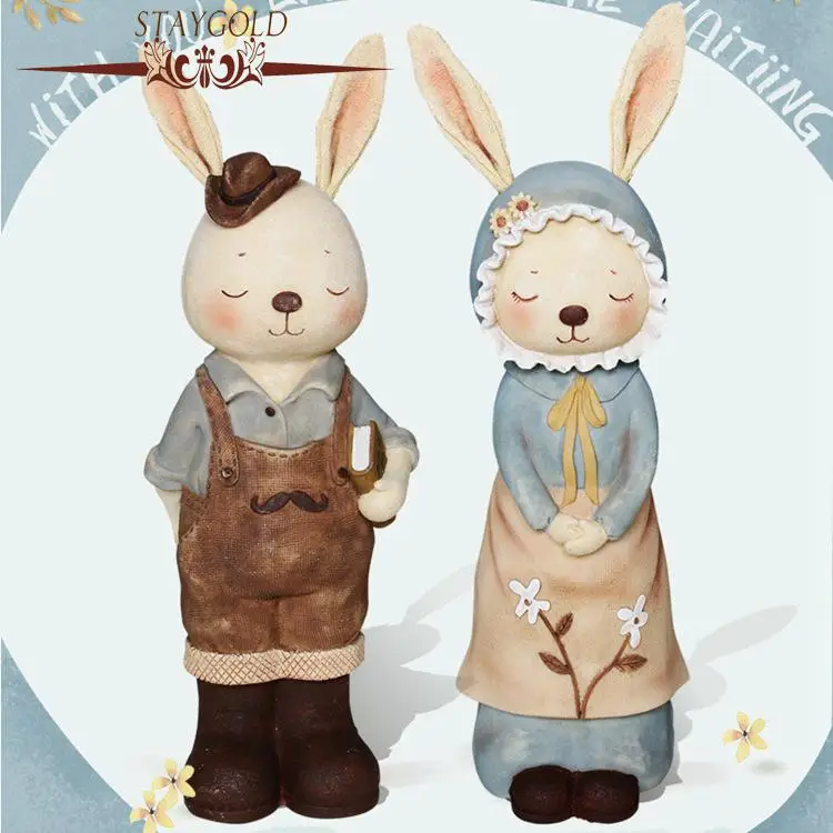 Home Decoration Luxury Kawaii Accessories Couple Rabbit Tabletop Decoration Room Decorating Aesthetic
Home Decoration Luxury Kawaii Accessories Couple Rabbit Tabletop Decoration Room Decorating Aesthetic