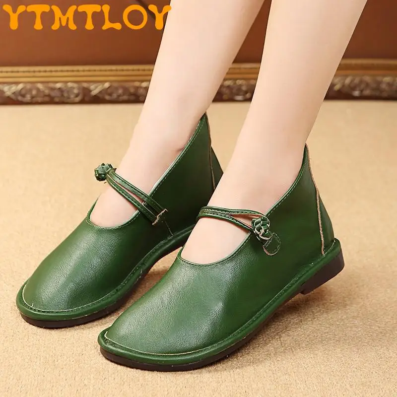Ethnic Wind Plate Buckle Soft Bottom Soft Surface Comfortable Handmade Women's Shoes Spring Retro Forest Round Head Shallow Mout
Ethnic Wind Plate Buckle Soft Bottom Soft Surface Comfortable Handmade Women's Shoes Spring Retro Forest Round Head Shallow Mout
