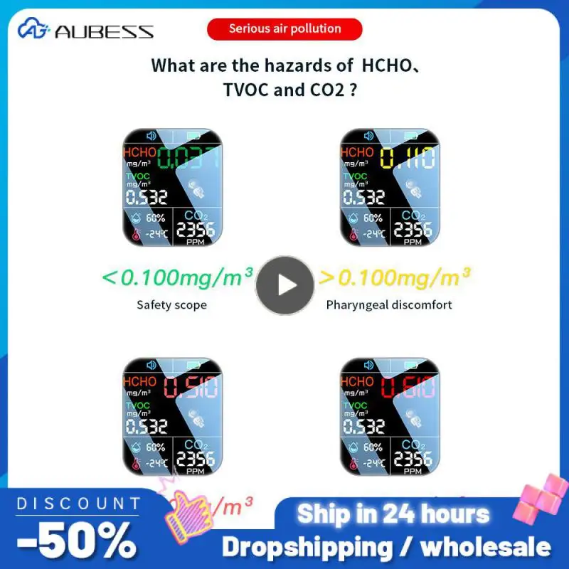 Indoor Temperature And Humidity White Sensitive Infrared Co2 Air Quality Sensor 1.9 Inch Portable Semiconductor Sensors 700mah
Indoor Temperature And Humidity White Sensitive Infrared Co2 Air Quality Sensor 1.9 Inch Portable Semiconductor Sensors 700mah