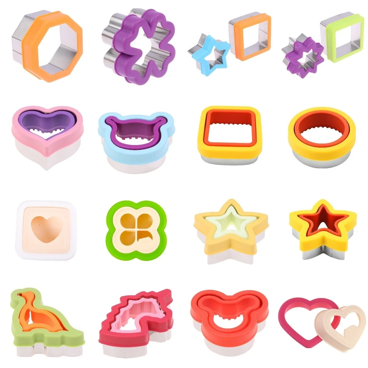 1set Sandwich Cutter And Sealer Mold For Children Kids DIY Cookies Mold Food Fruit Vegetable Cutters Shapes Bento Lunch Accessor
1set Sandwich Cutter And Sealer Mold For Children Kids DIY Cookies Mold Food Fruit Vegetable Cutters Shapes Bento Lunch Accessor