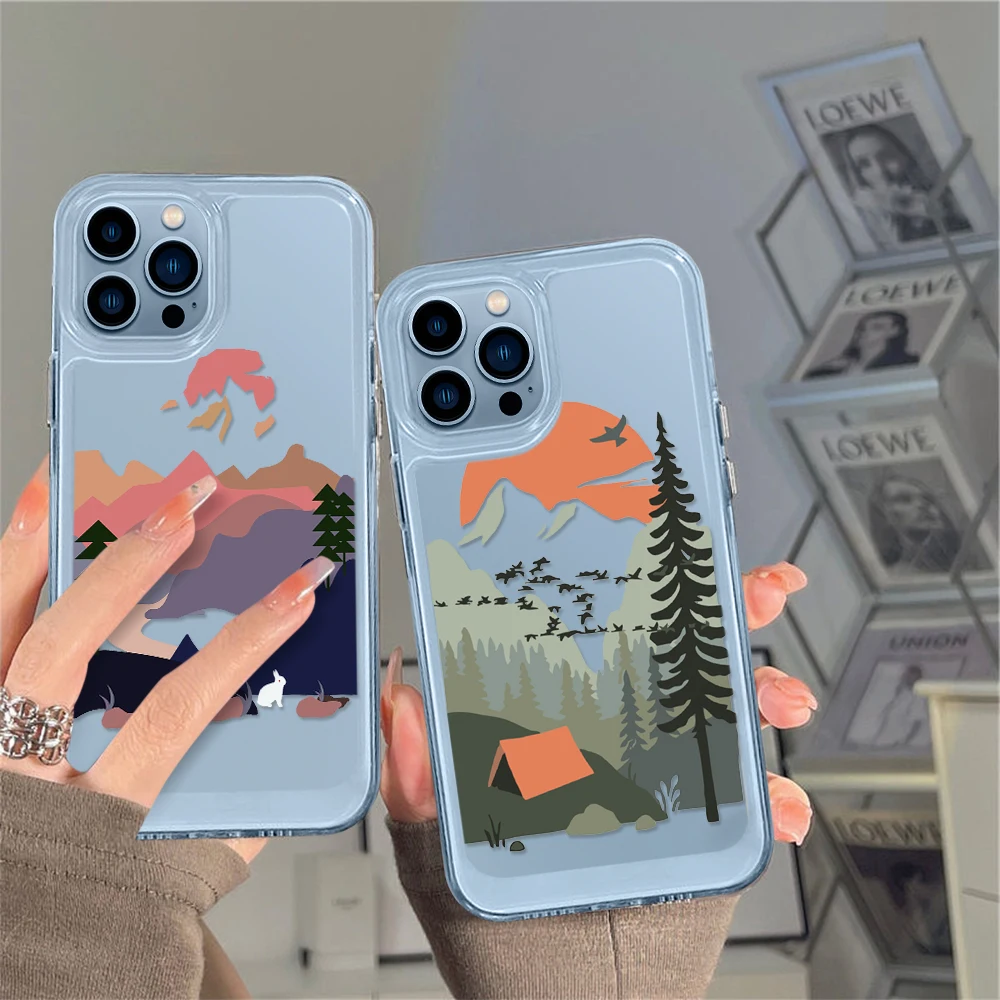 Landscape Scenery Painted Clear Phone Case for iPhone 14 13 12 11 Pro Max Mini XS XR X Back Cover for iPhone14promax Capa Fundas
Landscape Scenery Painted Clear Phone Case for iPhone 14 13 12 11 Pro Max Mini XS XR X Back Cover for iPhone14promax Capa Fundas