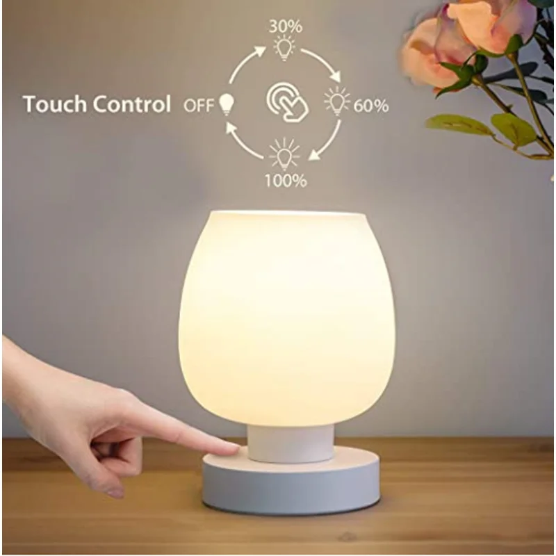 Nordic Simple Touch Glass Table Lamp LED Dimmable Bedside Bedroom Study Decoration Usb Mushroom Shape Night Light
Nordic Simple Touch Glass Table Lamp LED Dimmable Bedside Bedroom Study Decoration Usb Mushroom Shape Night Light