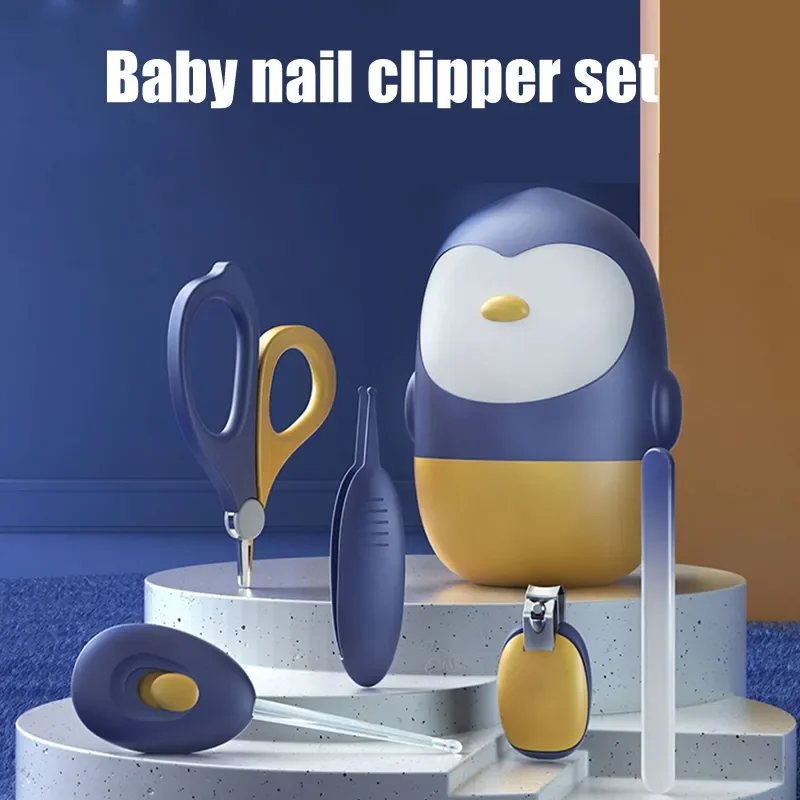 Penguin Nail Care Sets Baby Healthcare Kits Newborn Baby Safety Scissors Anti-Clip Nail Clippers Baby Nail Trimmer accessories
Penguin Nail Care Sets Baby Healthcare Kits Newborn Baby Safety Scissors Anti-Clip Nail Clippers Baby Nail Trimmer accessories