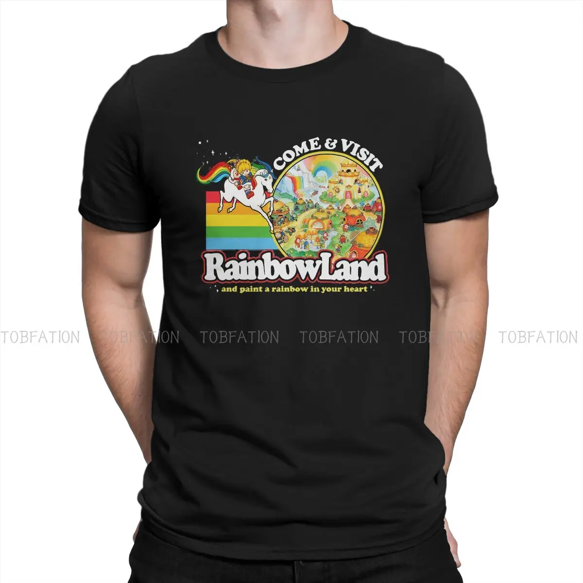Welcome to Rainbowland Rainbow Brite 80’s Cartoon T Shirt Classic Fashion Loose Crewneck TShirt Harajuku Men's Clothing
Welcome to Rainbowland Rainbow Brite 80’s Cartoon T Shirt Classic Fashion Loose Crewneck TShirt Harajuku Men's Clothing