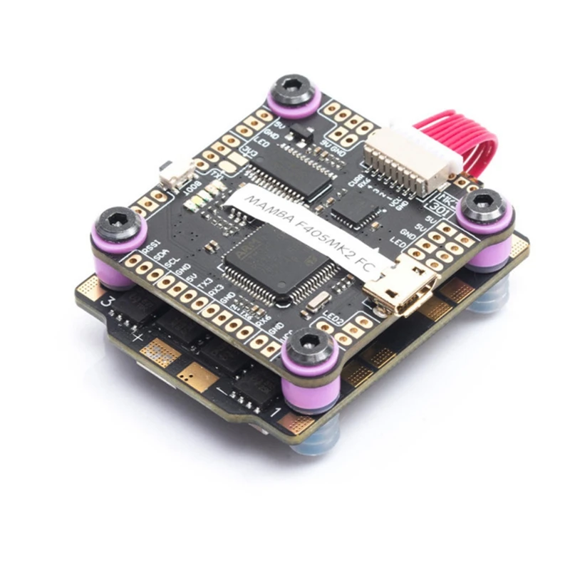 Контроллер полета F405MK2 Betaflight и F40MK2 40A 3-6S DSHOT600 FPV Racing Brushless ESC для радиоуправляемого дрона Mini Quad
Контроллер полета F405MK2 Betaflight и F40MK2 40A 3-6S DSHOT600 FPV Racing Brushless ESC для радиоуправляемого дрона Mini Quad