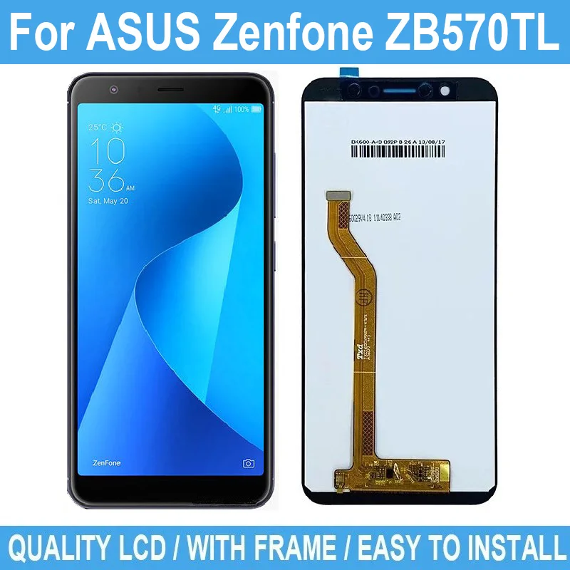 5.7" For ASUS Zenfone Max Plus M1 ZB570TL New LCD Display Touch Screen For ZB570TL Digitizer Assembly Replacement Repair Parts 
5.7" For ASUS Zenfone Max Plus M1 ZB570TL New LCD Display Touch Screen For ZB570TL Digitizer Assembly Replacement Repair Parts